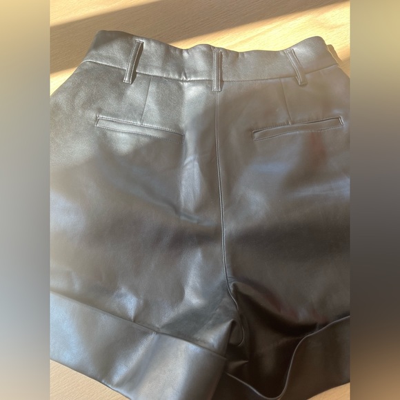 Wilfred pleather shorts - Picture 2 of 3